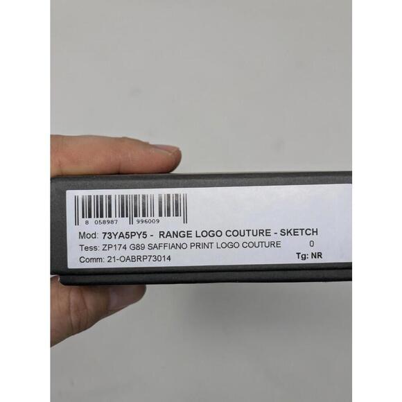 Versace Mens Saffiano Range Logo Couture Logo Print Wallet-73YA5PY5 - Picture 7 of 7